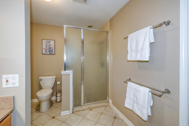 6S503 Bridlespur Dr, Naperville, IL 60540 - full bath with vanity, a stall shower, and tile patterned flooring