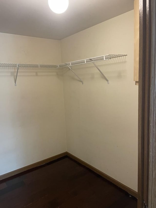 216 Charleston Ct Unit 8, Schaumburg, IL 60193 - spacious closet featuring dark wood finished floors