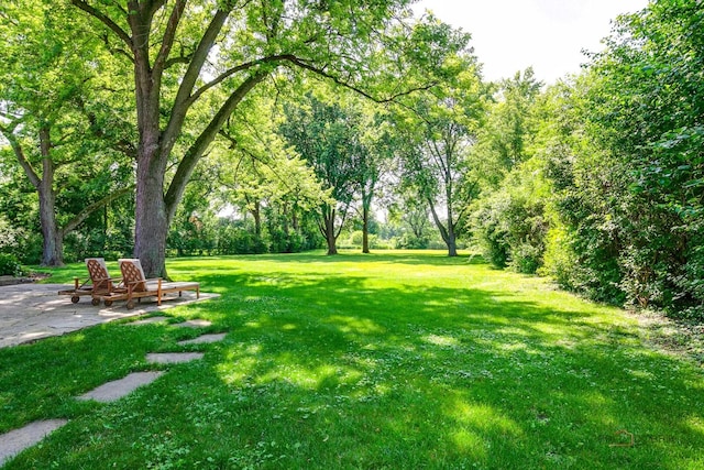 560 Golf Ln, Lake Forest, IL 60045 - view of grassy yard featuring a patio area