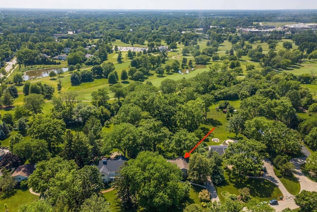 560 Golf Ln, Lake Forest, IL 60045 - aerial view of property's location with a nearby body of water