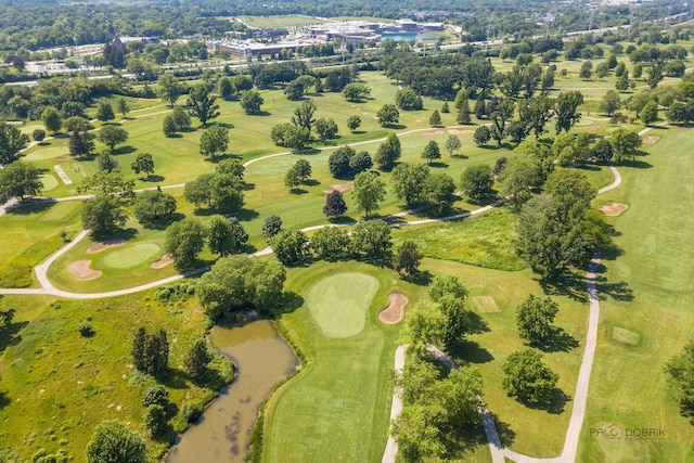 560 Golf Ln, Lake Forest, IL 60045 - bird's eye view of a local golf course and a tree filled landscape