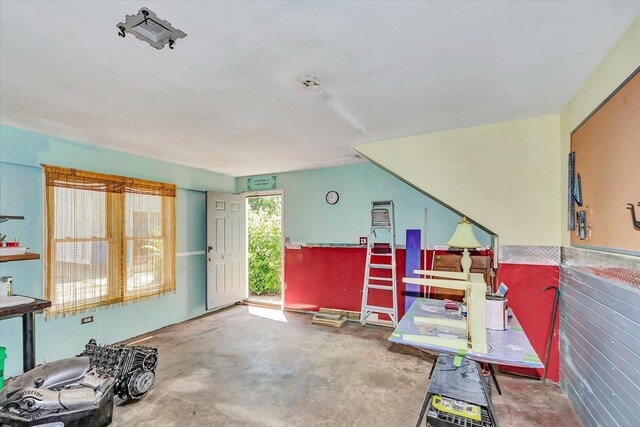 10730 S Ridgeland St, Worth, IL 60482 - miscellaneous room with concrete flooring
