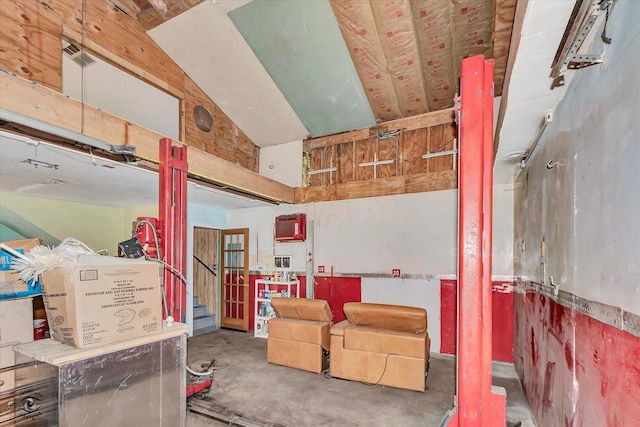 10730 S Ridgeland St, Worth, IL 60482 - miscellaneous room with unfinished concrete floors