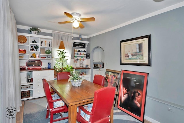 10730 S Ridgeland St, Worth, IL 60482 - dining space featuring a ceiling fan