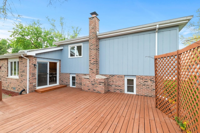 12123 S 72nd Ct, Palos Heights, IL 60463 - view of wooden deck