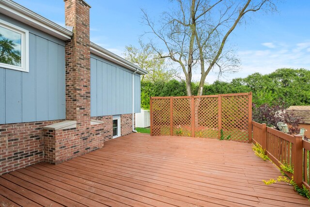 12123 S 72nd Ct, Palos Heights, IL 60463 - view of wooden terrace