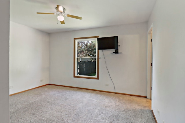 4113 Luckie Ct, Zion, IL 60099 - carpeted empty room with a ceiling fan and baseboards