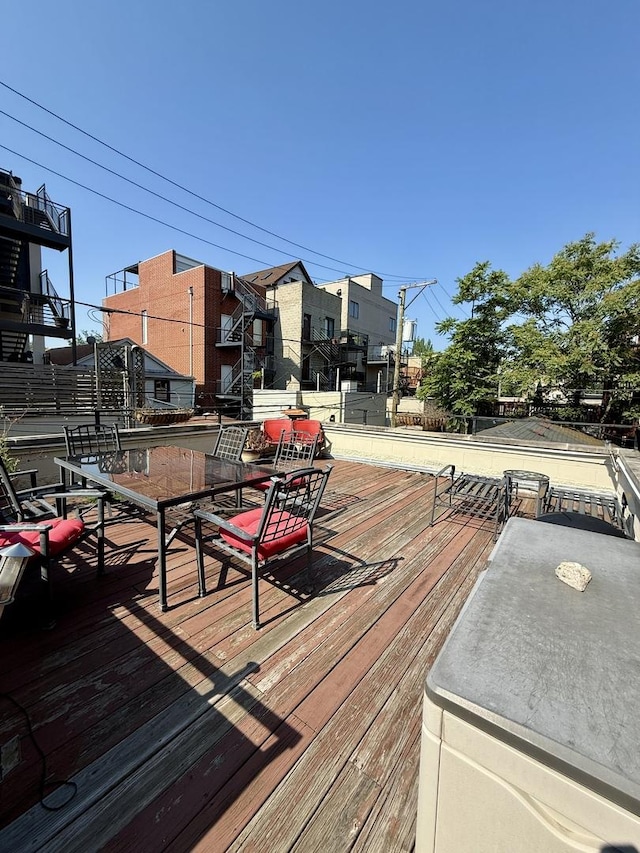 1621 W Le Moyne St Unit 1W, Chicago, IL 60622 - view of wooden terrace