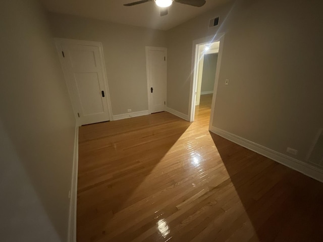 6257 N Sheridan Rd Unit 39, Chicago, IL 60660 - unfurnished room with ceiling fan and light wood finished floors