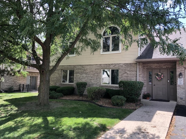181 Saenz Ln Unit 181, Joliet, IL 60436 - view of front of home featuring brick siding