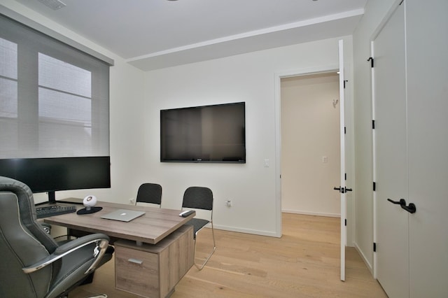522 N Western Ave Unit 201, Chicago, IL 60612 - office space with light wood-style flooring and baseboards