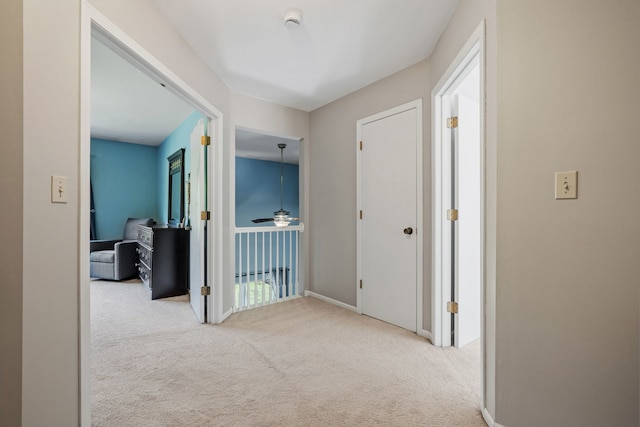 504 N Reef Rd, Lockport, IL 60441 - corridor featuring carpet flooring and baseboards