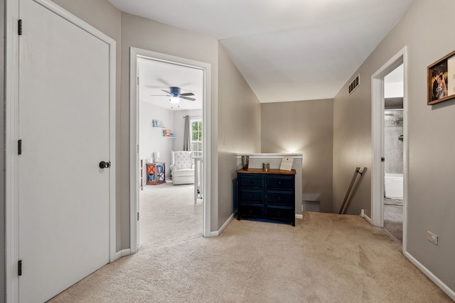 504 N Reef Rd, Lockport, IL 60441 - hall with an upstairs landing and carpet