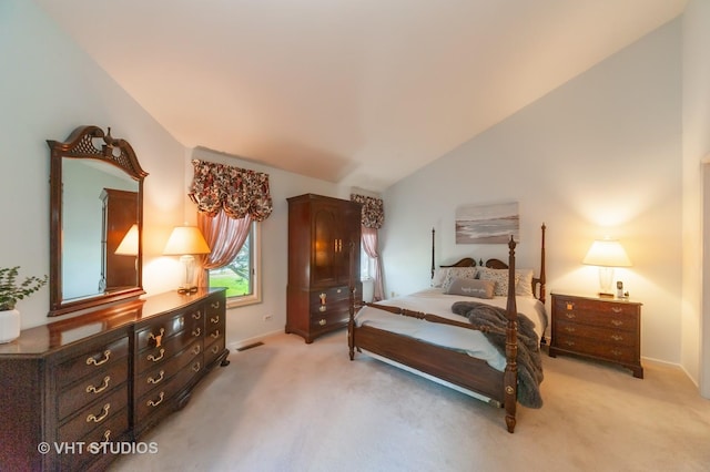 1808 N Normandy Ct, Arlington Heights, IL 60004 - bedroom with light colored carpet and vaulted ceiling