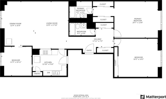 3150 N Lake Shore Dr Unit 8E, Chicago, IL 60657 - view of property floor plan