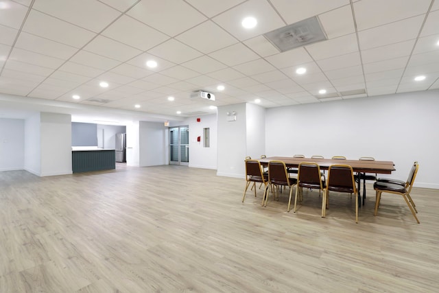 3150 N Lake Shore Dr Unit 8E, Chicago, IL 60657 - dining area with light wood finished floors and recessed lighting