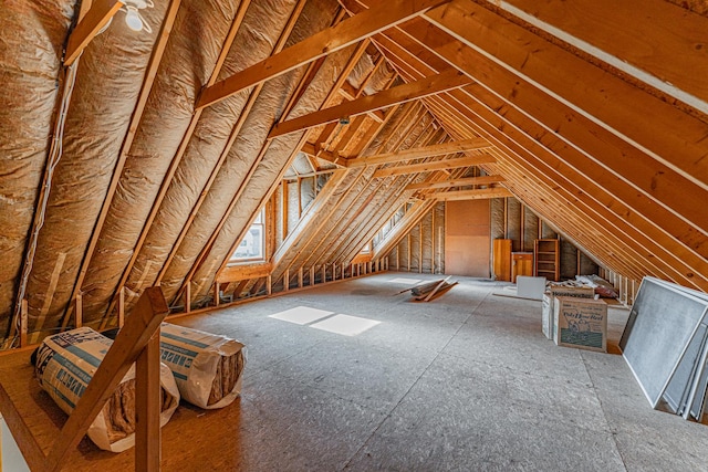 102 S Oak St, Arrowsmith, IL 61722 - view of unfinished attic