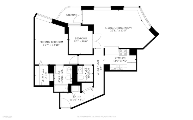 400 N Lasalle Dr Unit 2007, Chicago, IL 60654 - view of home floor plan
