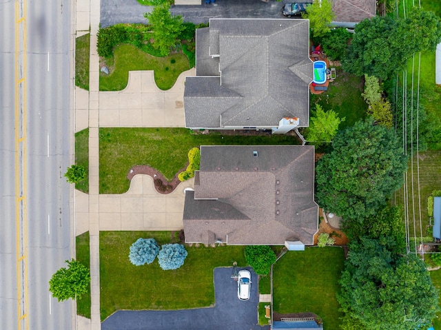 4037 Main St, Downers Grove, IL 60515 - drone / aerial view