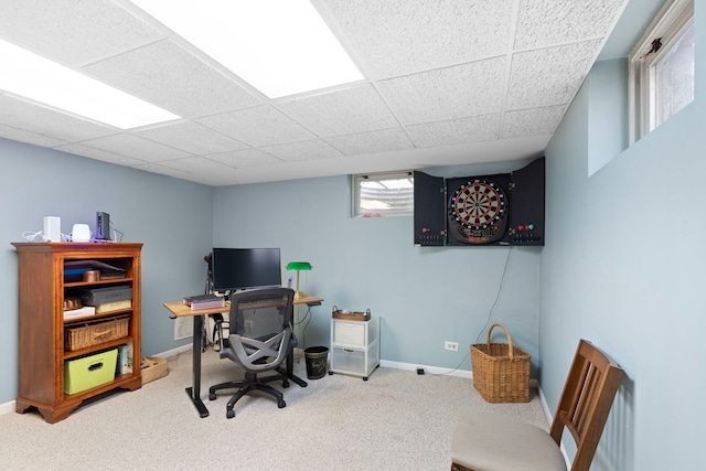 1014 Indian Rd, Glenview, IL 60025 - carpeted office space featuring a drop ceiling