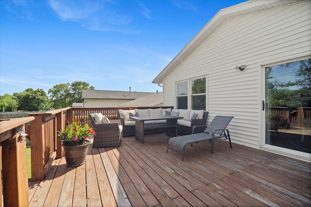 16 Rutherford Ct, Bloomington, IL 61705 - wooden terrace with an outdoor hangout area