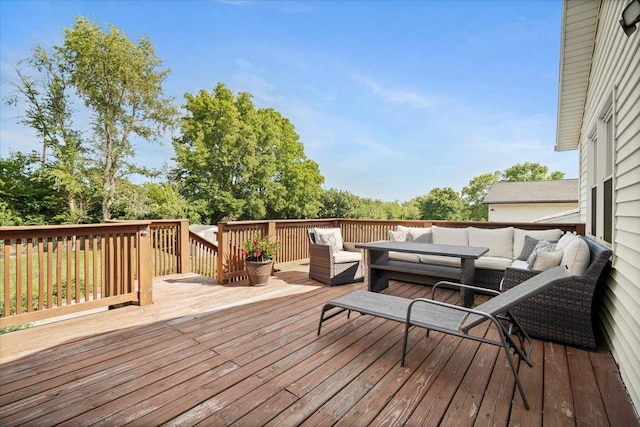 16 Rutherford Ct, Bloomington, IL 61705 - deck with an outdoor hangout area