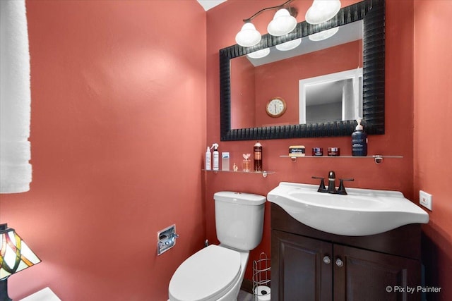 862 Arthur Dr, Elgin, IL 60120 - half bathroom with vanity and toilet