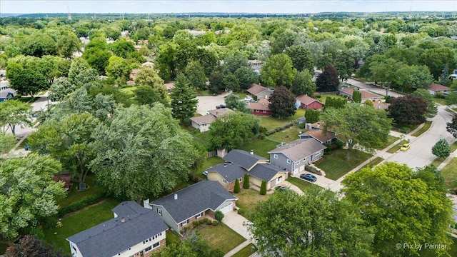 862 Arthur Dr, Elgin, IL 60120 - aerial overview of property's location with nearby suburban area