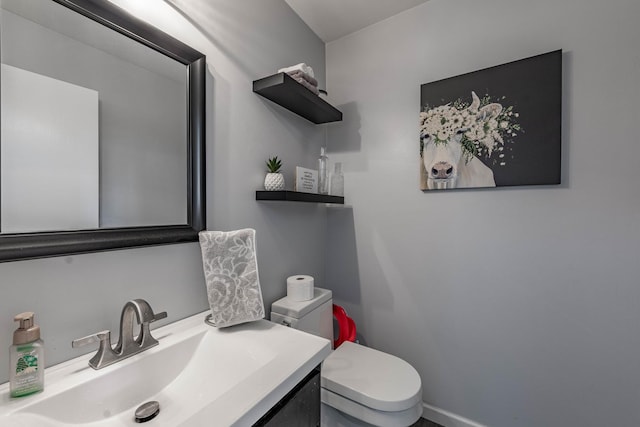 16263 Celtic Cir, Manhattan, IL 60442 - half bathroom featuring toilet and vanity