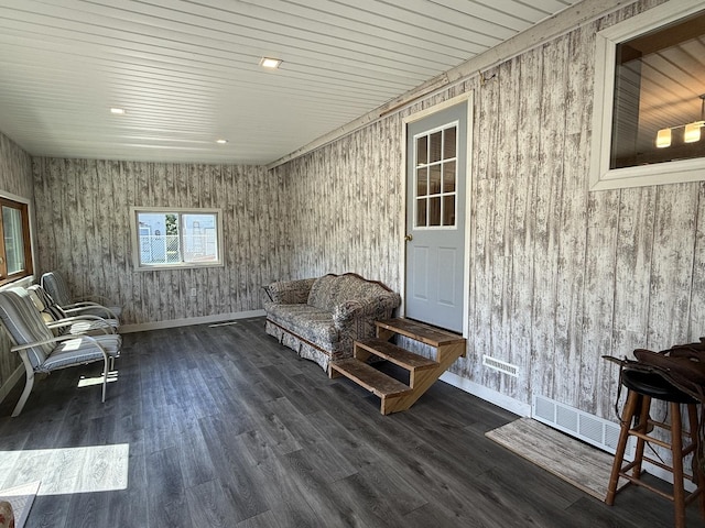 2705 Pine St, Rock Falls, IL 61071 - sitting room featuring dark wood-type flooring