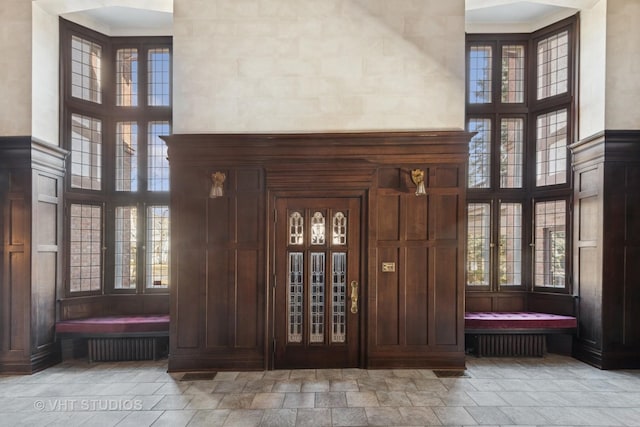 1120 Forest Ave, Evanston, IL 60202 - entrance foyer featuring a towering ceiling and stone finish flooring