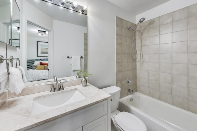1728 W Terra Cotta Pl Unit D, Chicago, IL 60614 - full bathroom featuring vanity, shower / washtub combination, and connected bathroom