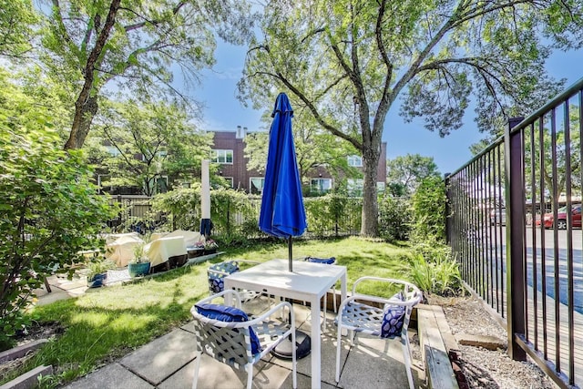 1728 W Terra Cotta Pl Unit D, Chicago, IL 60614 - view of patio / terrace featuring outdoor dining area