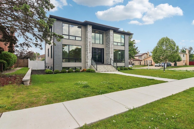 3933 Gloria Ct, Glenview, IL 60025 - view of modern home