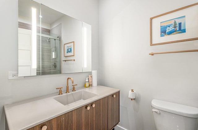 26 S Chestnut Ave, Arlington Heights, IL 60005 - full bath featuring vanity and a shower with door
