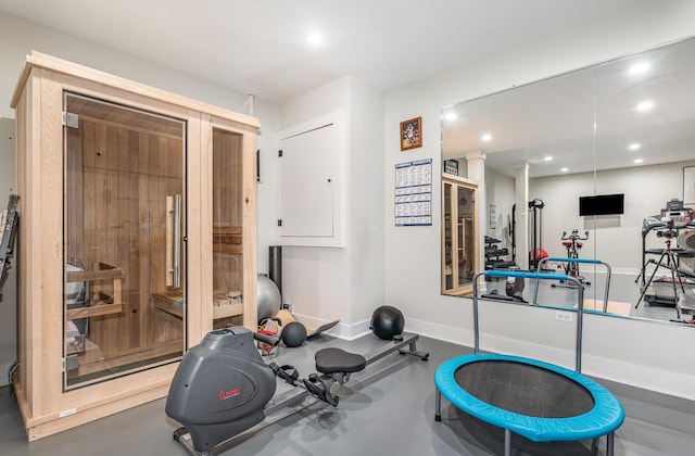 26 S Chestnut Ave, Arlington Heights, IL 60005 - exercise area with recessed lighting