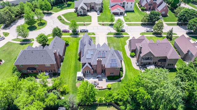 4146 Cardinal Ct, Northbrook, IL 60062 - aerial perspective of suburban area