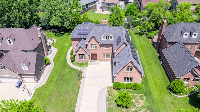 4146 Cardinal Ct, Northbrook, IL 60062 - aerial perspective of suburban area