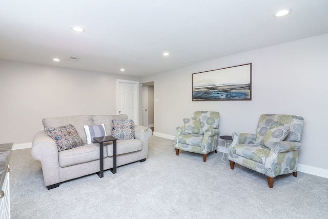 18W761 83rd St, Downers Grove, IL 60516 - living area featuring carpet floors and recessed lighting