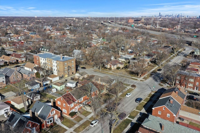 8416 S Bennett Ave, Chicago, IL 60617 - aerial view of property and surrounding area featuring nearby suburban area