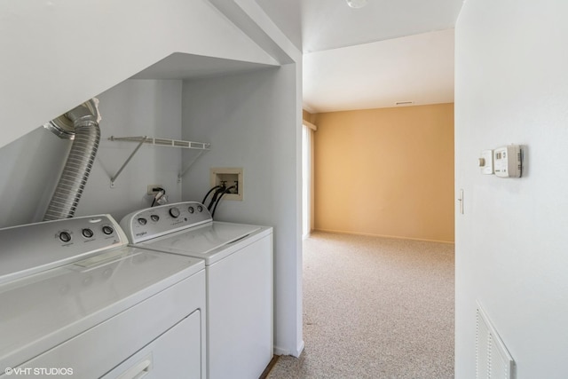 1335 Chelsea Cv, Roselle, IL 60172 - laundry room featuring washing machine and dryer and light carpet
