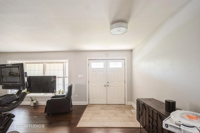 837 Hamlin Ave, Flossmoor, IL 60422 - foyer featuring plenty of natural light and wood finished floors