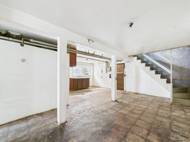 3109 W 53rd Pl, Chicago, IL 60632 - basement with stairway and a sink