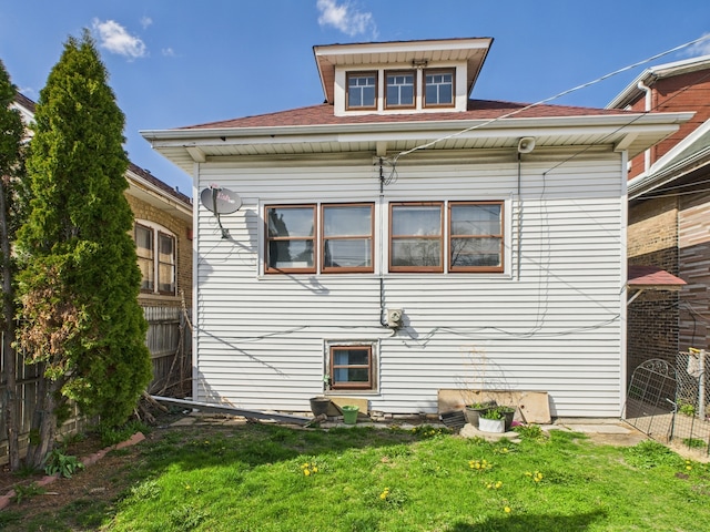 3109 W 53rd Pl, Chicago, IL 60632 - rear view of house with a shingled roof
