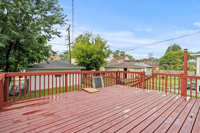 6510 Sinclair Ave, Berwyn, IL 60402 - deck featuring a fenced backyard