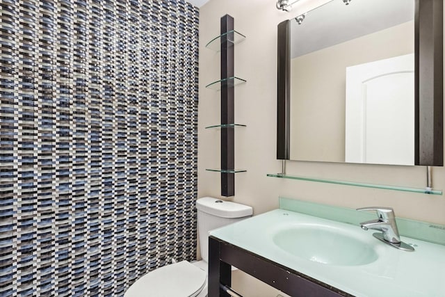 18140 Crystal Ln, Lansing, IL 60438 - bathroom featuring toilet and vanity