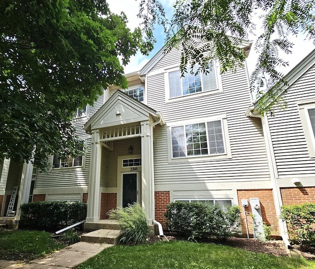 286 New Haven Dr Unit 286, Cary, IL 60013 - view of property featuring brick siding