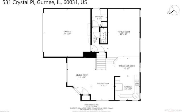 531 Crystal Pl, Gurnee, IL 60031 - photo 38