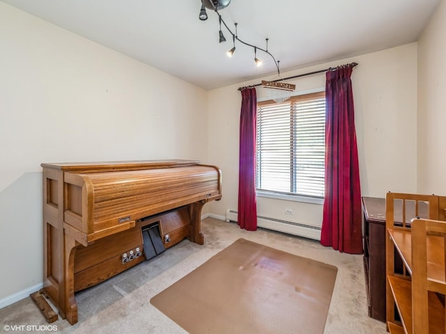 249 W Court Of Shorewood Unit 1B, Vernon Hills, IL 60061 - interior space featuring a baseboard heating unit
