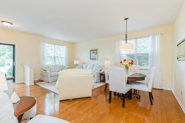 11397 Stonewater Xing, Huntley, IL 60142 - dining space featuring light wood-style floors and baseboards